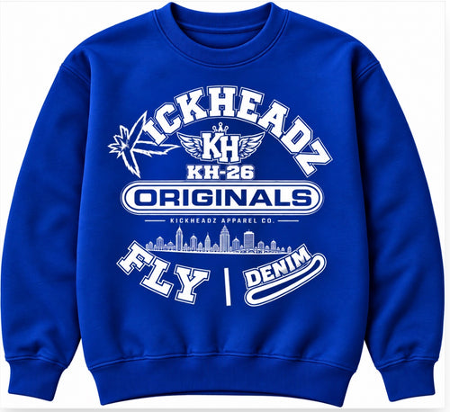 Fly denim KickHeadz sweater