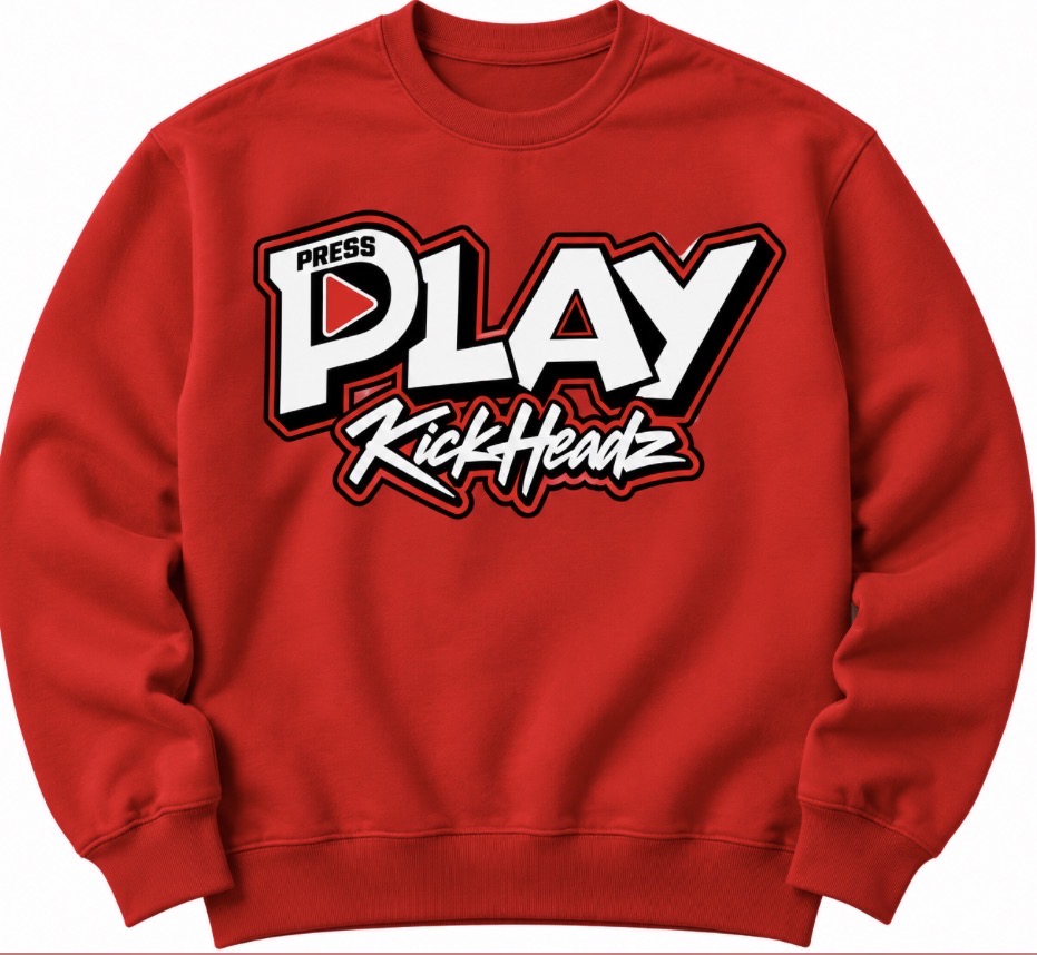 Press Play kickheadz sweatshirt